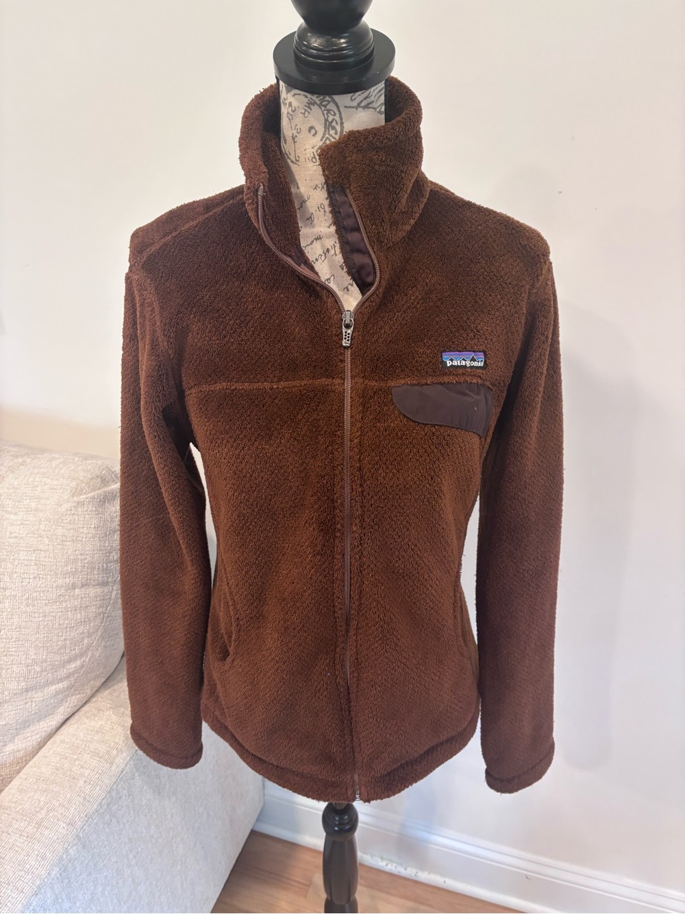 Patagonia Women's Full-Zip Re-Tool Jacket in brown size medium